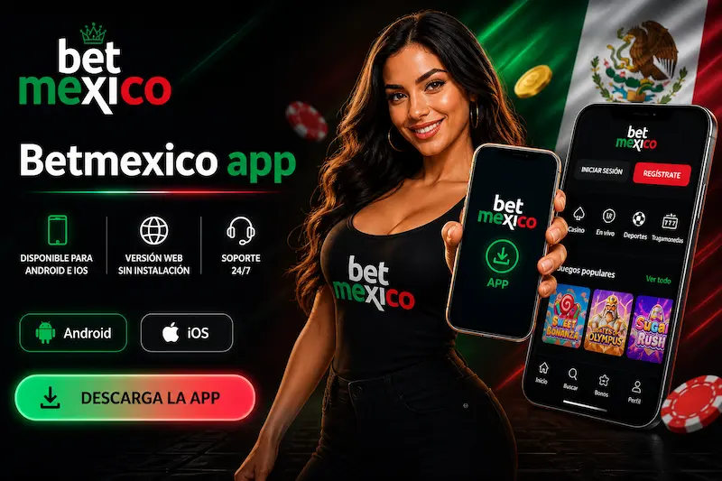 Aplicación BetMexico para jugar desde el móvil con acceso a casino y apuestas