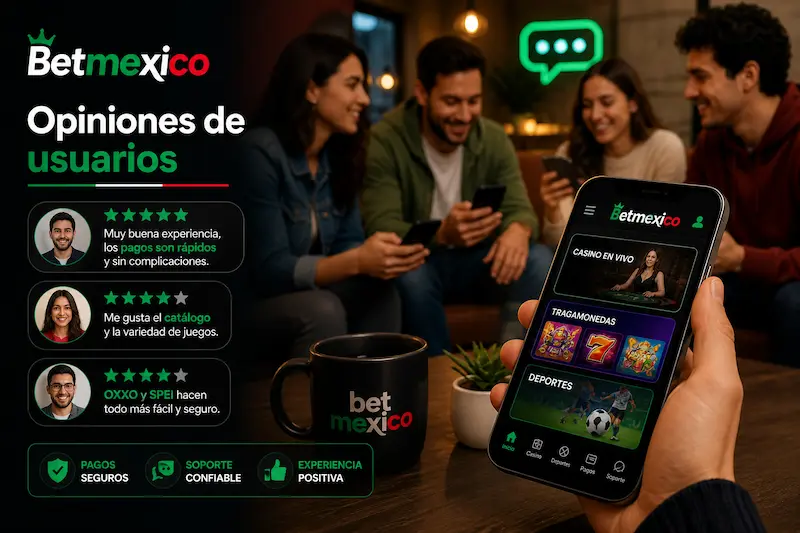 Opiniones de usuarios sobre Betmexico y experiencia de uso en la plataforma móvil
